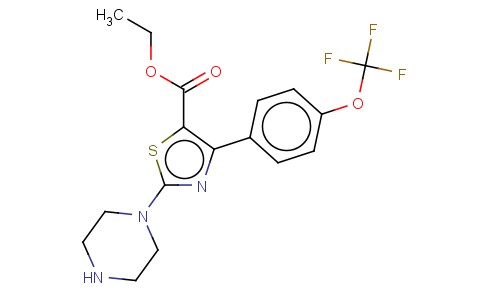 ETHYL 2-PIPERAZIN-1-YL-4-[4-(TRIFLUOROMETHOXY)PHENYL]-1,3-THIAZOLE-5-CARBOXYLATE